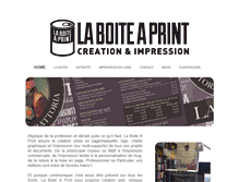 Tablet Screenshot of laboiteaprint.com